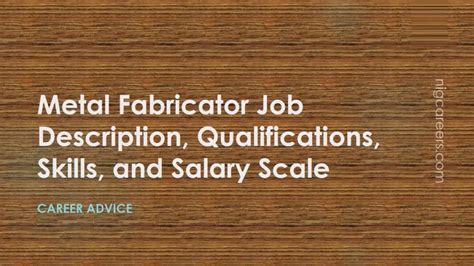 metal fabrication salary in usa|metal fabricator job duties.